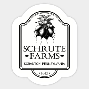 schrute Farms Dunder Mifflin The Office Sticker